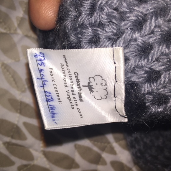 Etsy Cottonhead Handmade Knit Monster Hat ??